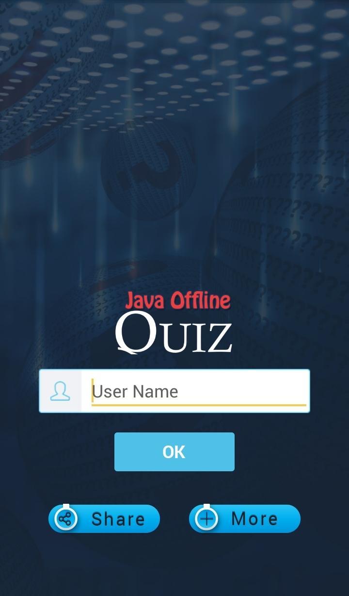 Java Offline Quiz