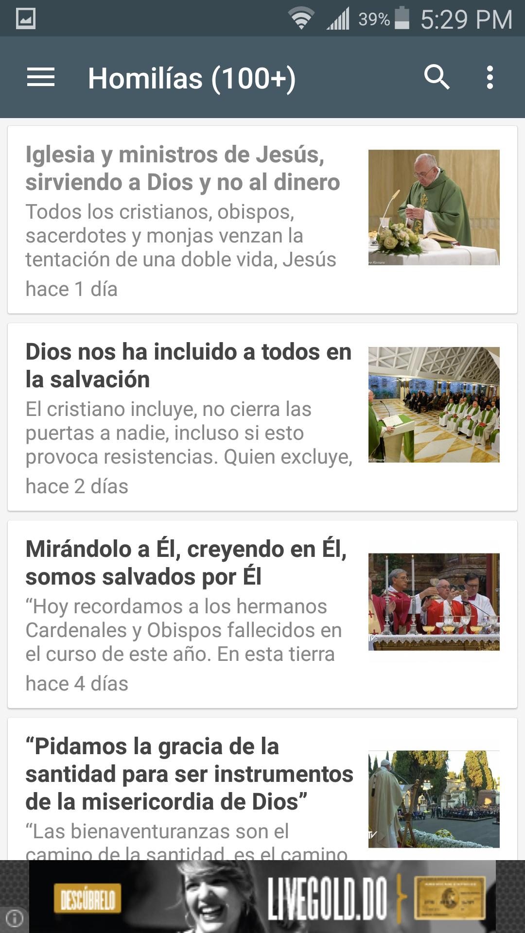 Misa del Papa Francisco