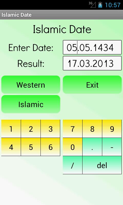 Islamic Date Calculator