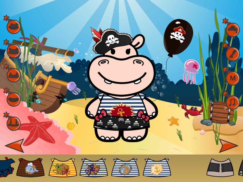 Hippo Dress Up Game