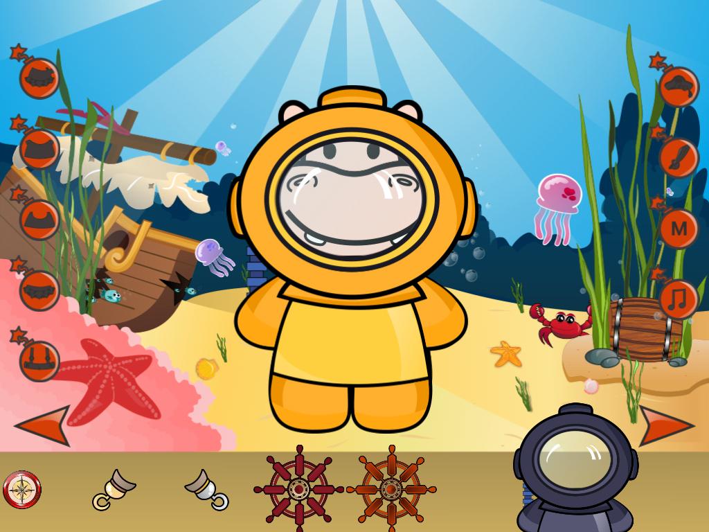 Hippo Dress Up Game