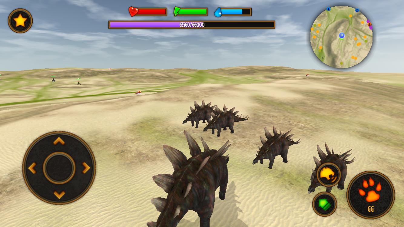 Stegosaurus Survival Simulator